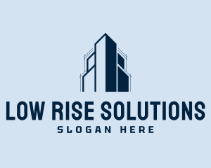 High Rise Building Construction logo design