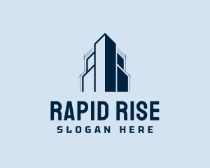 High Rise Building Construction logo design