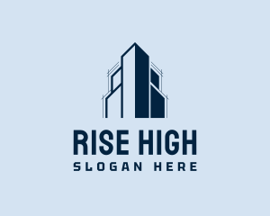 High Rise Building Construction logo design