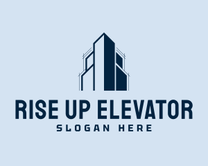 High Rise Building Construction logo design