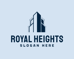 High Rise Building Construction logo design