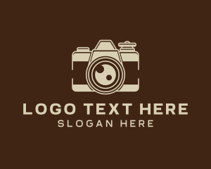 Vlog - Photographer Camera Media logo design