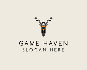 Online Shopping - Biker Gang Motorcycle logo design