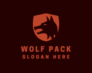 Shield Wolf Gaming logo design