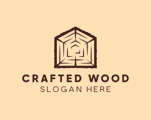 Wood Home Carpentry logo design