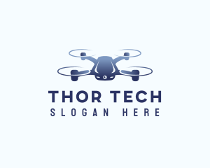 Drone  Tech Videography logo design