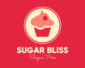 Sweet - Sweet Cherry Cupcake logo design