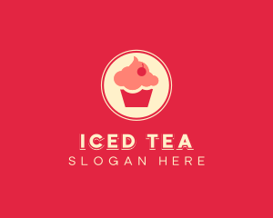 Sweet Cherry Cupcake logo design