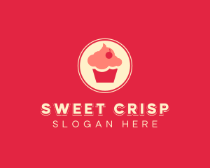 Sweet Cherry Cupcake logo design