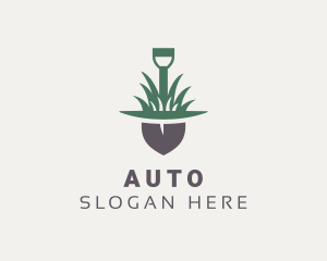 Grass Planting Shovel  Logo