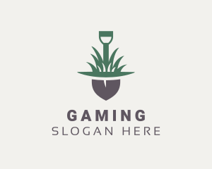 Grass Planting Shovel  Logo