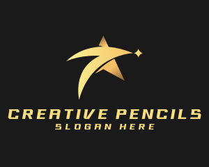 Premium Meteor Star logo design