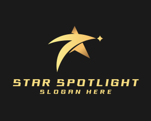 Premium Meteor Star logo design