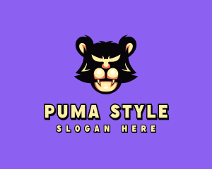 Puma - Wild Tiger Animal logo design