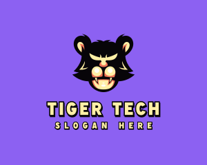 Tiger - Wild Tiger Animal logo design