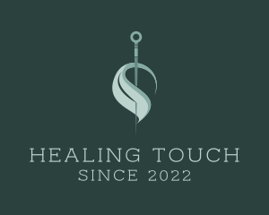 Acupuncturist - Acupuncture Leaf Therapy logo design