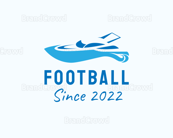 Blue Yacht Vehicle Logo