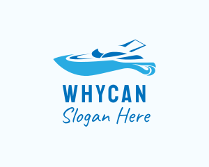 Blue Yacht Vehicle  Logo