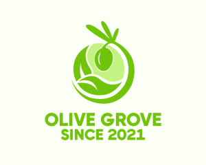 Olive - Green Organic Olive logo design