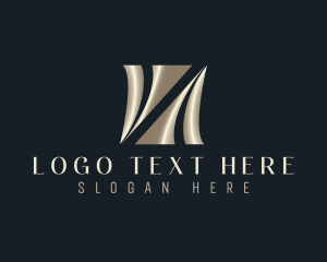 Metallic - Elegant Metallic Jewelry logo design