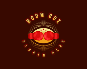 Boxing Glove Gym logo design