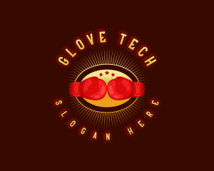 Boxing Glove Gym logo design