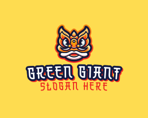 Oriental Gamer Dragon logo design