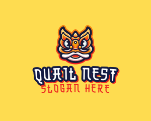 Oriental Gamer Dragon logo design