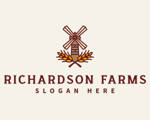 Windmill Grain Farm logo design