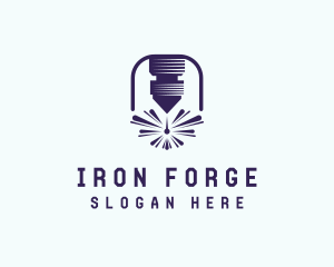 Ironwork - Ironwork Laser Spark logo design