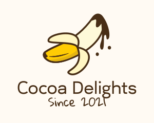 Chocolate Banana Peel logo design