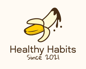 Chocolate Banana Peel logo design