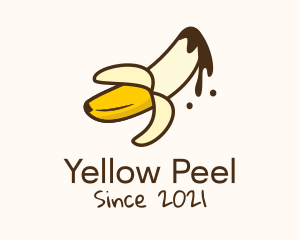 Banana - Chocolate Banana Peel logo design