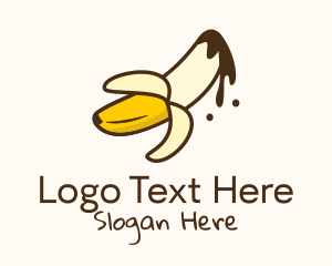 Chocolate Banana Peel Logo