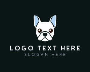 Pug Pet Dog logo design