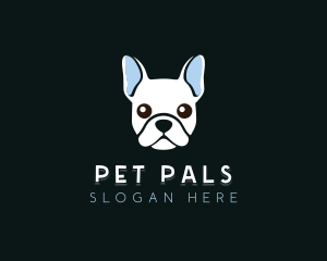 Pug Pet Dog logo design