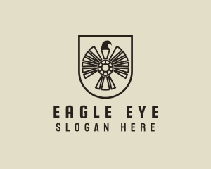 Eagle Diamond Crest  logo design