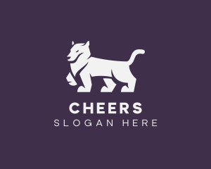 Wild Cougar Animal Logo