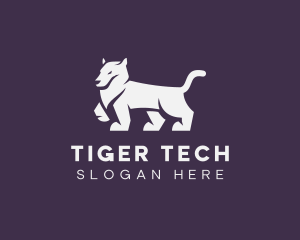 Wild Cougar Animal logo design