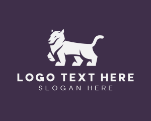 Wild Cougar Animal Logo