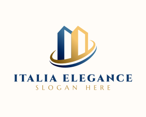 Elegant City Buildings logo design