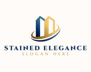 Elegant City Buildings logo design