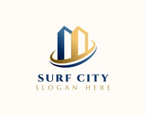 Elegant City Buildings logo design