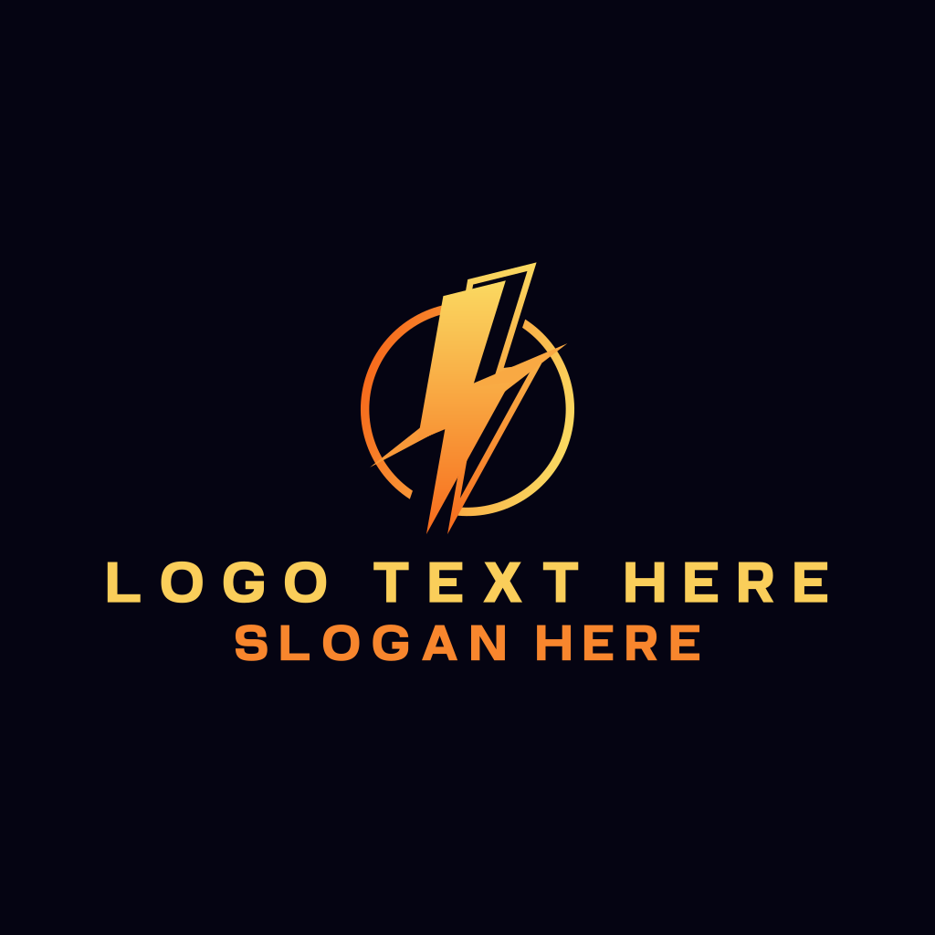 Electric Thunder Bolt Logo | BrandCrowd Logo Maker