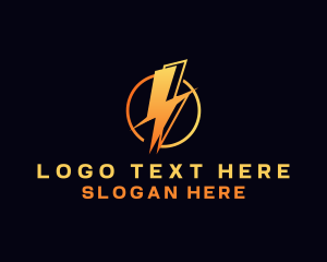Charge - Electric Thunder Bolt logo design