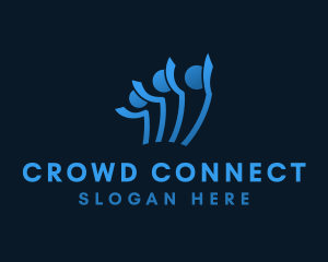 Crowd - Community Business Startup logo design