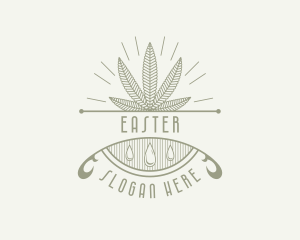 Cbd - Weed Marijuana CBD logo design