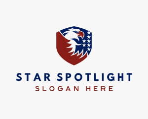 American Eagle Shield logo design