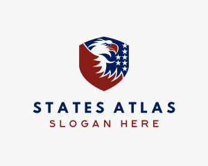 American Eagle Shield logo design