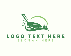 Mower - Gardening Lawn Mower logo design